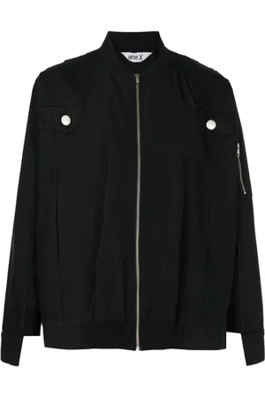Uma Raquel Davidowicz Chaqueta bomber con bolsillos de solapa