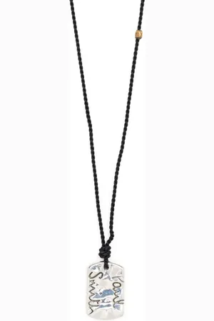 Paul Smith Collar con colgante grabado