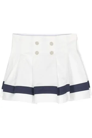 MONNALISA Falda plisada con detalle de botones