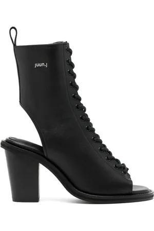 JUUN.J Botas con puntera abierta y tacón de 80 mm