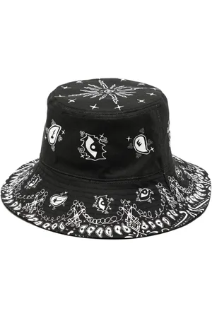 HACULLA Sombrero de pescador con estampado de cashmere