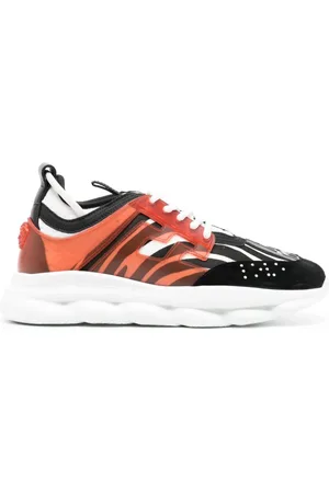 VERSACE Zapatillas Chain Reaction con estampado de cebra