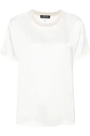 Fabiana Filippi Blusa con cuello en contraste