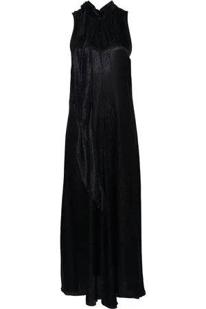 FORTE FORTE Vestido midi a cuadros en jacquard