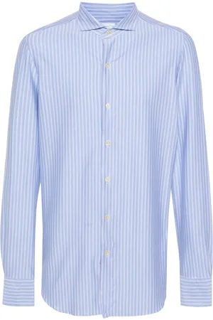 Finamore Camisa a rayas verticales