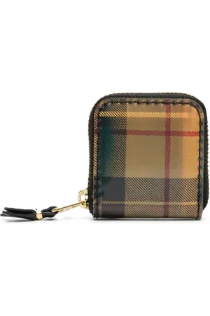 Comme des Garçons Cartera lenticular a cuadros tartán
