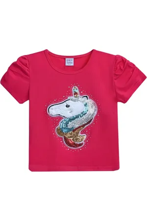 Mimi Tutu Camiseta con aplique de unicornio
