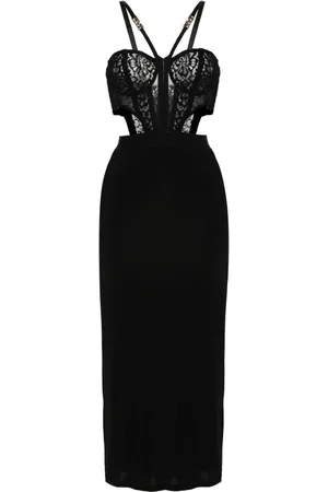 VERSACE Vestido con diseño a paneles