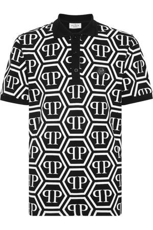 Philipp Plein Polo con monograma estampado