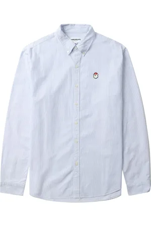 Chocoolate Camisa con motivo a rayas diplomáticas
