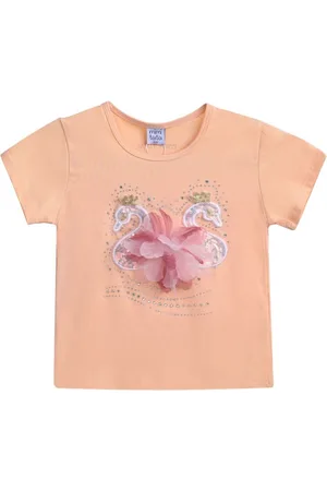 Mimi Tutu Camiseta con aplique de cisne
