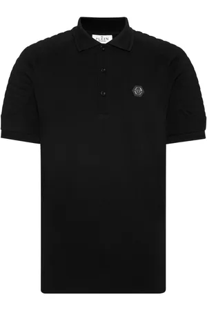 Philipp Plein Polo con aplique del logo