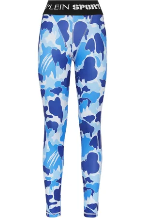 Philipp Plein Leggins con motivo militar y logo