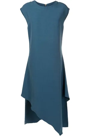 Uma Raquel Davidowicz Vestido midi sin mangas asimétrico