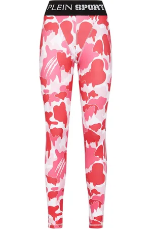 Philipp Plein Leggins con motivo militar y logo