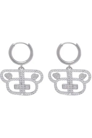 BAPY Pendientes con detalles de cristales