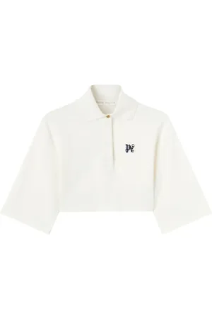 Palm Angels Polo corto con monograma PA