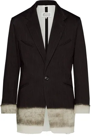 Maison Margiela Blazer Pendleton a rayas diplomáticas