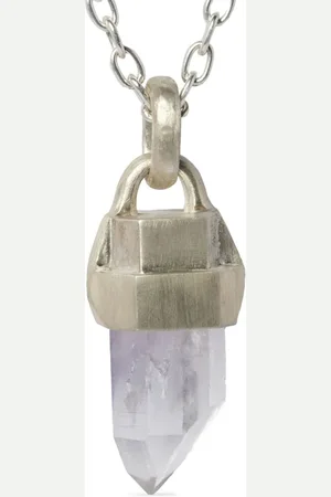 PARTS OF FOUR Collar Talisman con colgante de amatista