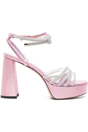 Patou Sandalias Babsy con tacón de 110 mm de x Bettina Vermillon