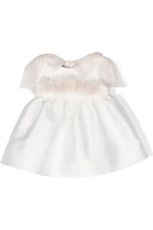 LA STUPENDERIA Vestido con apliques florales