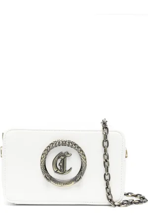Roberto Cavalli Bandolera con placa del logo