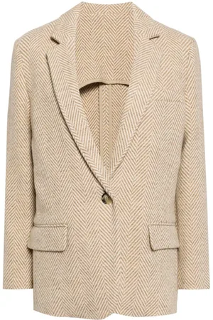 Marant Etoile Blazer Charlyne con motivo de espiga