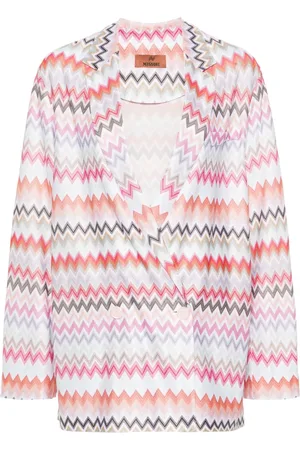 Missoni Blazer tejido en zigzag