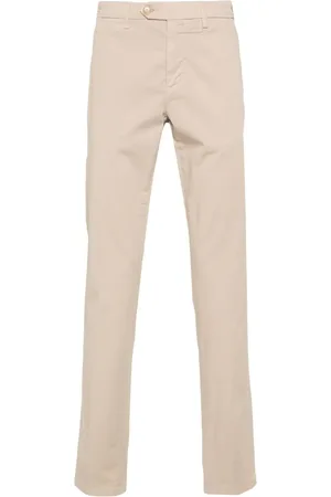 CANALI Pantalones chinos con corte slim