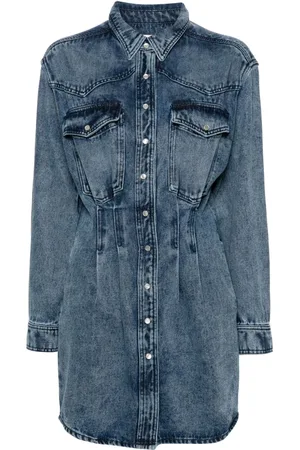 Isabel Marant Vestido camisero corto Liliko