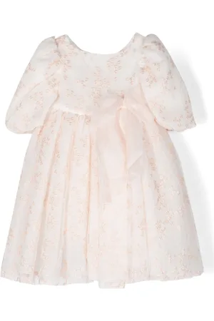 LA STUPENDERIA Vestido con bordado floral