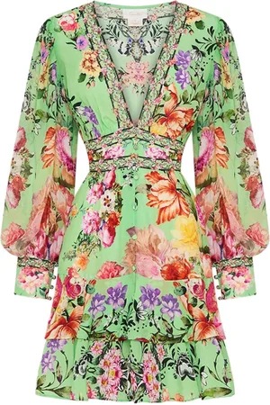 Camilla Vestido corto con estampado floral