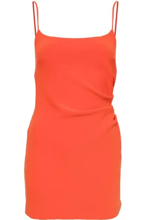 Bec & Bridge Vestido corto Jessi fruncido
