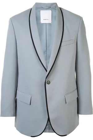 Ports V Blazer con botones y cuello esmoquin
