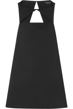 VERSACE Vestido corto con aberturas