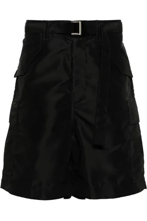 SACAI Bermudas cargo con cinturón