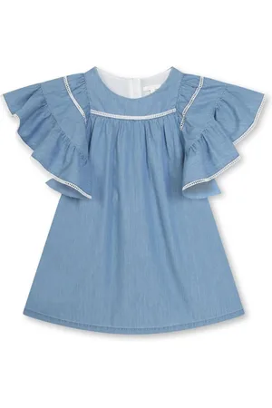 Chloé Vestido con detalle de volantes
