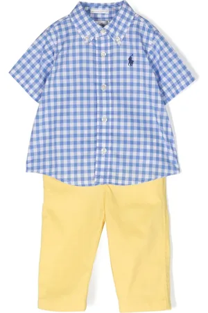 Ralph Lauren Set con pantalones y bordado Polo Pony