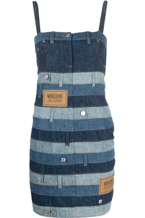 Moschino Vestido corto con diseño patchwork