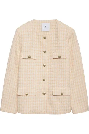 ANINE BING Chaqueta Janet con motivo pied de poule