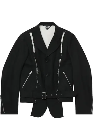 Comme des Garçons Chaqueta biker con aberturas