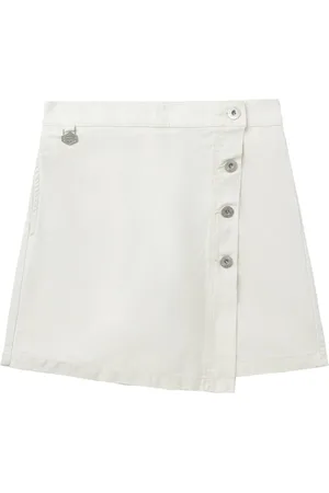 Chocoolate Pantalones vaqueros cortos con diseño cruzado