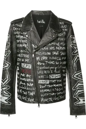 HACULLA Chaqueta biker con estampado de texto