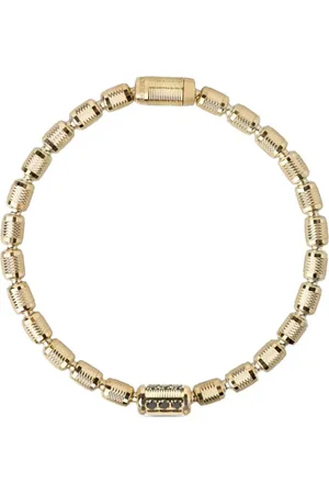 Officina Bernardi Pulsera Lumen AC en oro amarillo de 18 ct con diamantes