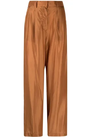 FORTE FORTE Pantalones anchos de seda