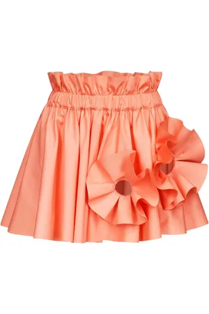 AREA Minifalda con aplique floral
