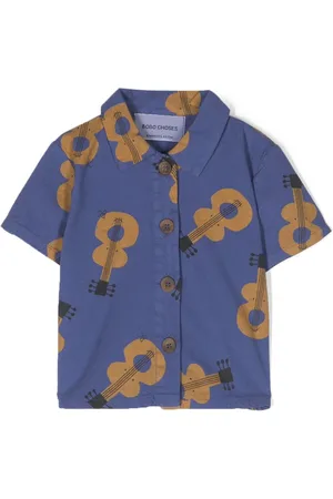 Bobo Choses Camisa con guitarra estampada