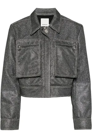 Simkhai Chaqueta Harmon con acabado brillante