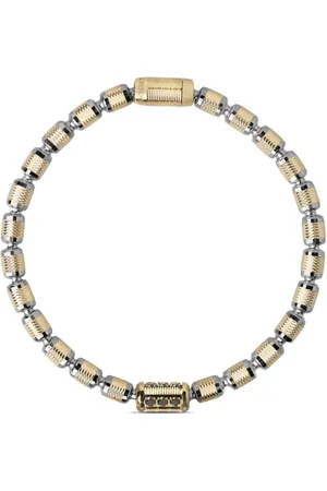 Officina Bernardi Pulsera Lumen AC en oro amarillo de 18 ct con diamantes