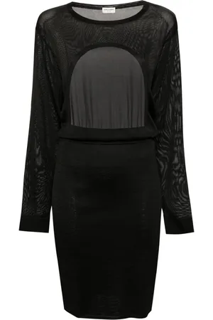 Saint Laurent Vestido con espalda descubierta